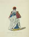 Habit of a lady of quality in France. Dame Françoise.