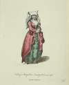 Habit of a Neapolitan country woman in 1768. Paysanne Napolitaine.