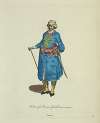 Habit of a Persian gentleman in 1700. Persien.