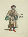 Habit of a pilgrim of Mecca called Sacquaz who carries about aromatic simple waters to sell