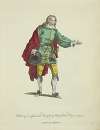 Habit of a Spanish knight of the golden key in 1700. Gentilhomme Espagnol.