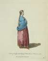 Habit of a Spanish lady of Montevideo in South America in 1764. Dame Espagnolle de Montevideo.