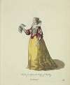 Habit of a Spanish lady of quality. Dame Espagnole.