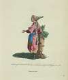 Habit of a Tartarian woman in Kasan subject to Russian in 1768. Tartare de Kasan.