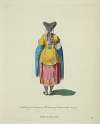 Habit of a Tartarian woman of Schouvache in 1768. Tartare de Schouvache.