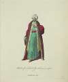 Habit of a Turkish gentleman in 1700. Gentillhomme Turc.