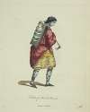 Habit of a Wiendot woman. Femme Wiendot.