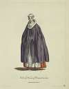 Habit of a woman of Denmark in 1640. Femme de Dannemarck.