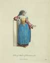 Habit of a woman of Frascati in 1768. Femme de Frascati.