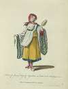 Habit of a young lady of Argentiera and island in the Archipelago in 1700. Fille de l’Argentiere Isle de l’Archipel.