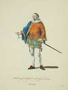 Habit of an Englilsh nobleman in 1559. Noble Anglais.