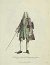 Habit of and English gentleman about 1700. Gentil-homme Anglois de l’année 1700.