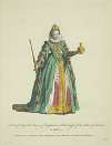 Habit of Elizabeth Queen of England as protectoress of the states of Holland