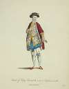 Habit of King Edward VI worn in England in 1550. Le Roi Edouard VI.