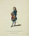 Habit of the dauphin son to Louis XIV King of France. Le dauphin de France fils de Louis XIV.