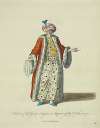 Habit of the grand seignior or emperor of the Turks in 1700. Le grand seignior.