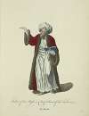 Habit of the mufti, or chief priest of the Turks, in 1749. Le moufti