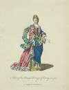 Habit of the Princess Dowager of Conty in 1700. La Princesse de Conty Douairiere.