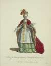 Habit of the Queen of Poland & Electoress of Saxony in 1700. La Reine de Pologne Electrice de Saxe.