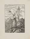 Woman with a Raven at a Precipice