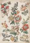 Floral Designs with Birds and Griffon