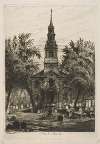 St. Paul’s Chapel, New York, from ‘Scenes of Old New York’