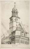 The Post Office, Middle Dutch Church, from ‘Scenes of Old New York’.