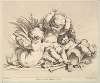 Three Cupids with Military Trophies (After F. Boucher)