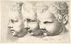 Three children’s heads