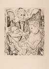 Family Scene (Beckmann Family), plate 2 from the portfolio ‘Faces’