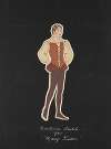 Mary Tudor: Cream shirt, brown jerkin and brown hose