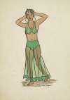 Case of Philip Lawrence: green bandeau and sheer skirt