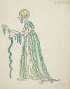 The Little Mermaid: Witch, green seaweed dress with snail cap