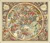 celestial chart representing the constellations according to Christian symbolism