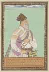 Portret van Mirza Ilich Khan, die vizier van Aurangzeb is geweest