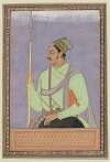 Portret van Raja Man Sing Rajput, die vizier van Aurangzeb is geweest