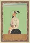 Portret van Shah Alam, zoon van Aurangzeb die na Sultanji werd geboren hij is eerst gouverneur (subagar) van Deccan ge