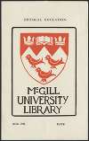 Mcgill University Library