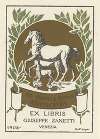 Ex libris van Giuseppe Zanetti