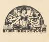 Ex libris van Irén Bauer