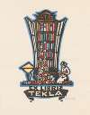 Ex libris van Tekla