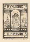 Ex libris van J.L. Pierson