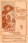 Théâtre du gymnase – Programme officiel