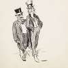 Uncle Sam walks arm-in-arm with a wealthy man, probably J. Pierpont Morgan