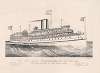 New palace steamer Pilgrim, of the Fall River line; The Iron Monarch of Long Island Sound