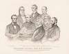 President Lincoln and his cabinet; in council, Sept. 22nd 1862. adopting the Emancipation Proclamation, issued Jany. 1st 1863