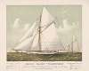 Sloop yacht ‘Volunteer’; modelled by Edward Burgess of Boston for Genl. C.J. Paine