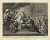 Columbus reception by the King Ferdinand and Queen Isabella of Spain after his first return from America