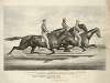 Toronto Chief, General Butler, and Dexter; in their great race under Saddles, over the Fashion Course, L.I. July 19th, 1866