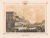 View of the procession in celebration of the admission of California, Oct. 19th, 1850. Crossing the Plaza of San Francisco